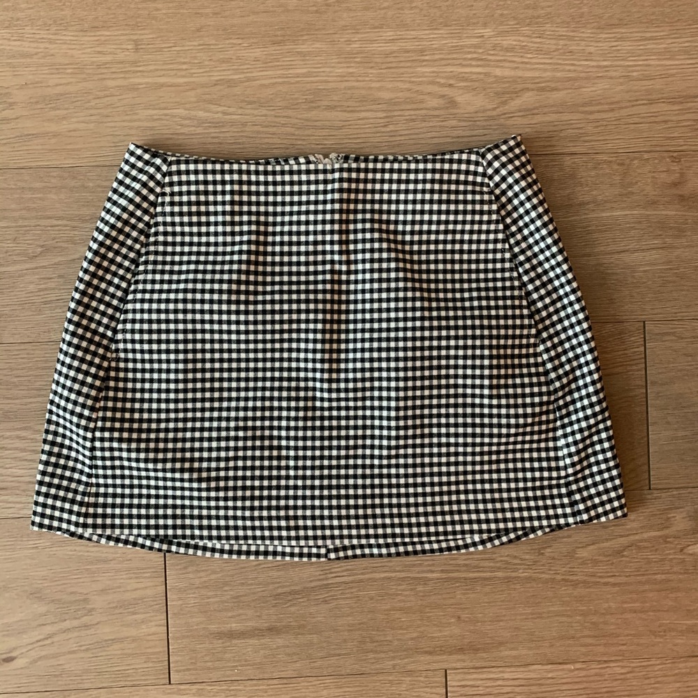 Urban Outfitters Checked Miniskirt